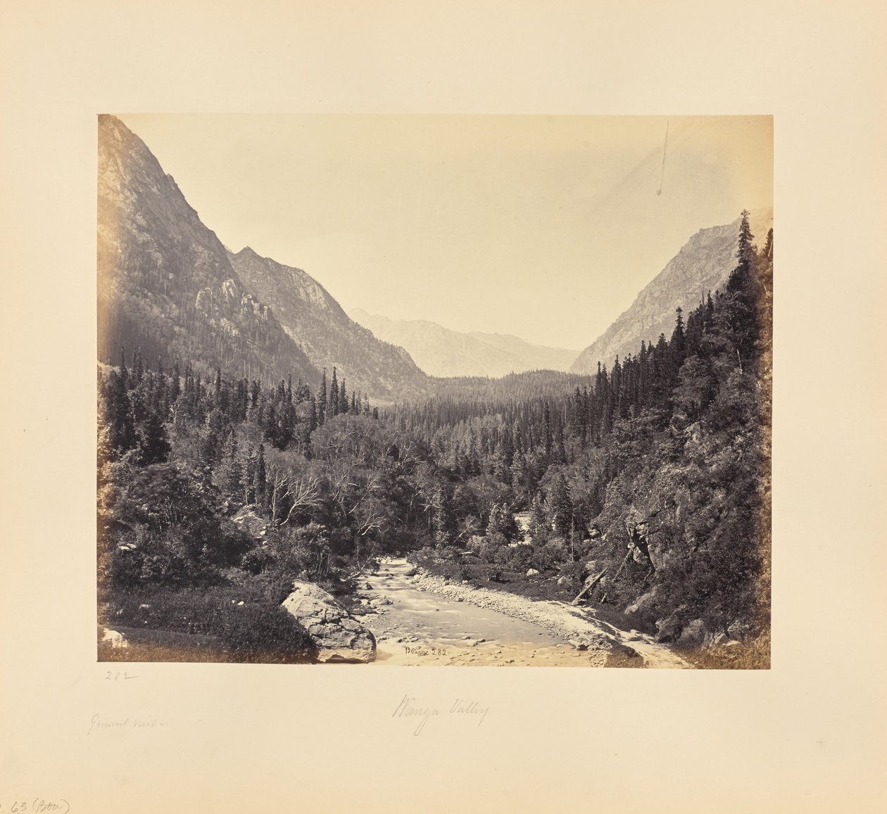 Veduta generale della valle di Wanga da Samuel Bourne