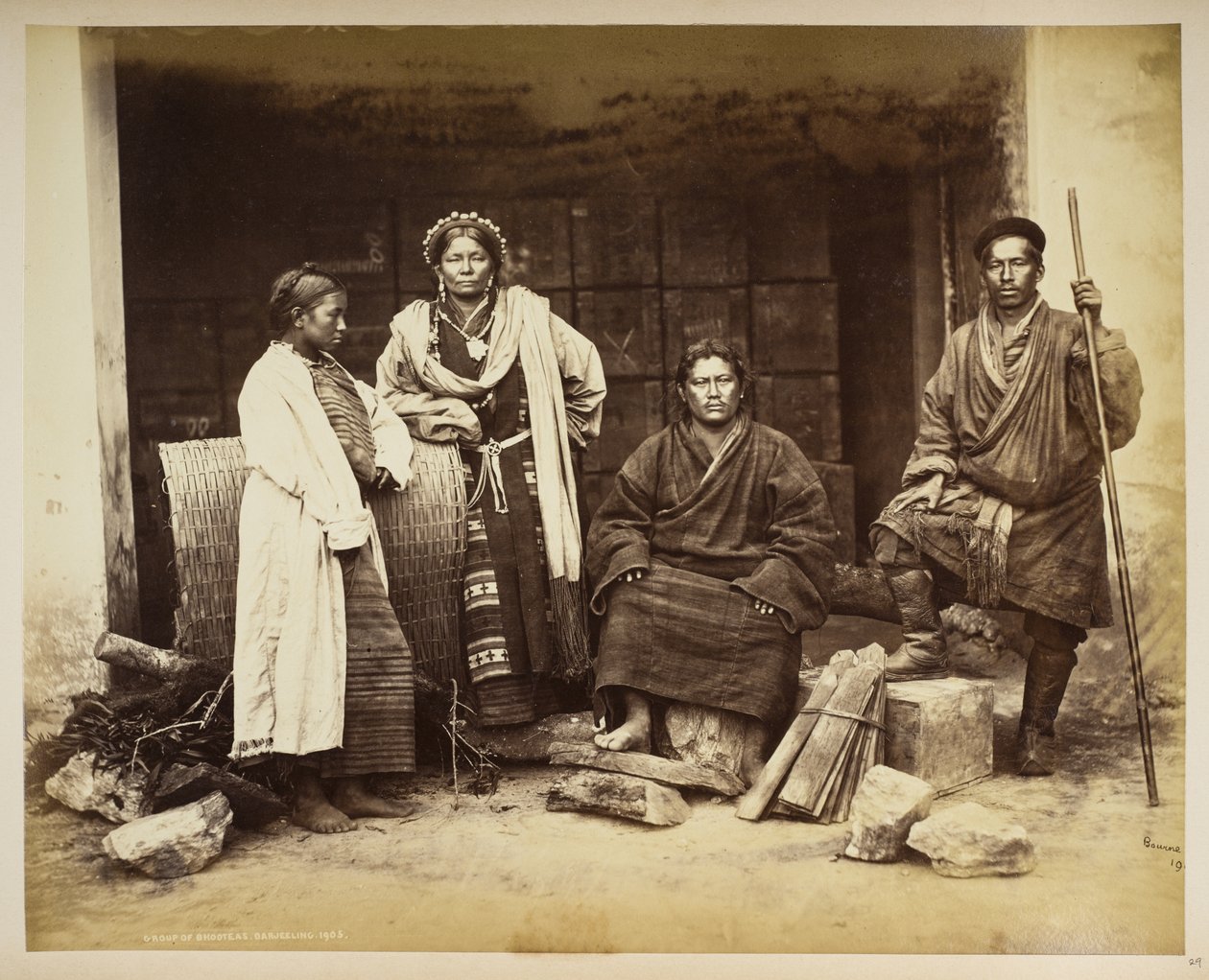 Gruppo di Bhooteas, Darjeeling, da 