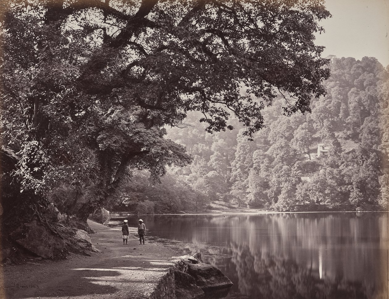 Lago Hyree. Estremità meridionale del lago da Samuel Bourne