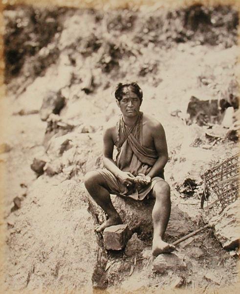 Uomo Lepcha da Samuel Bourne