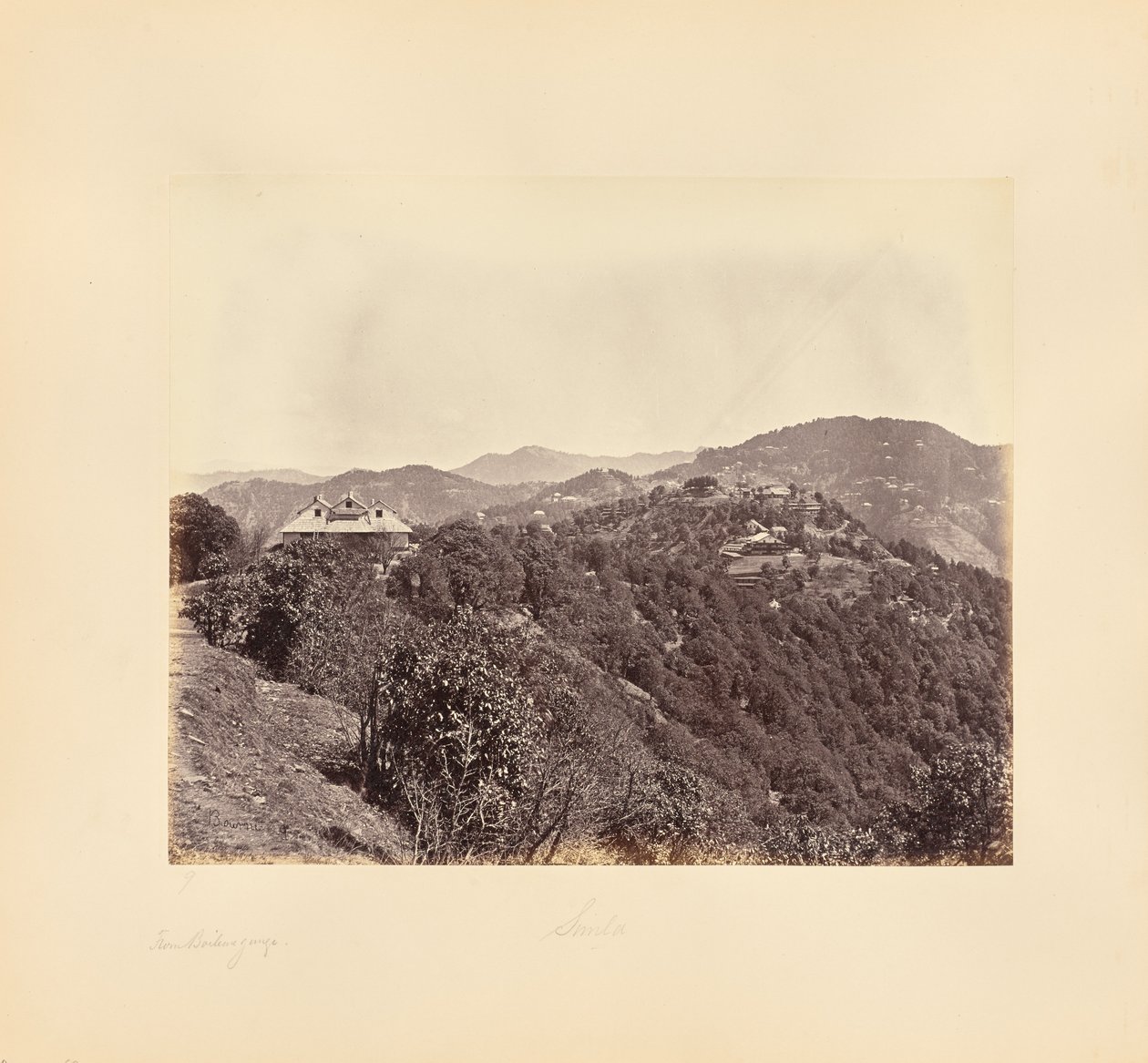Simla; da Boileaugange da Samuel Bourne