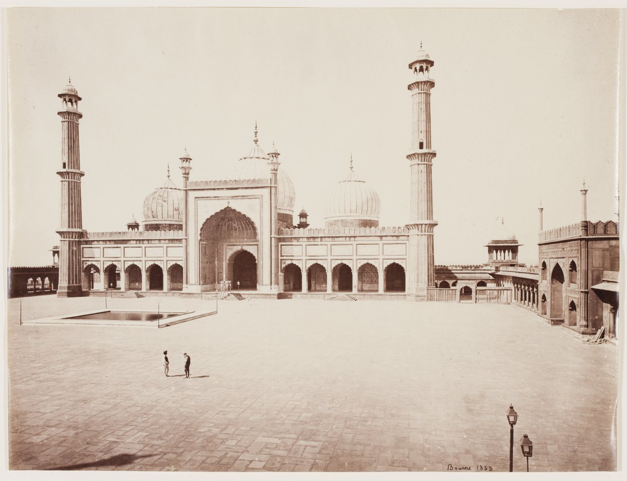 Veduta di una moschea, c.1860 (stampa all