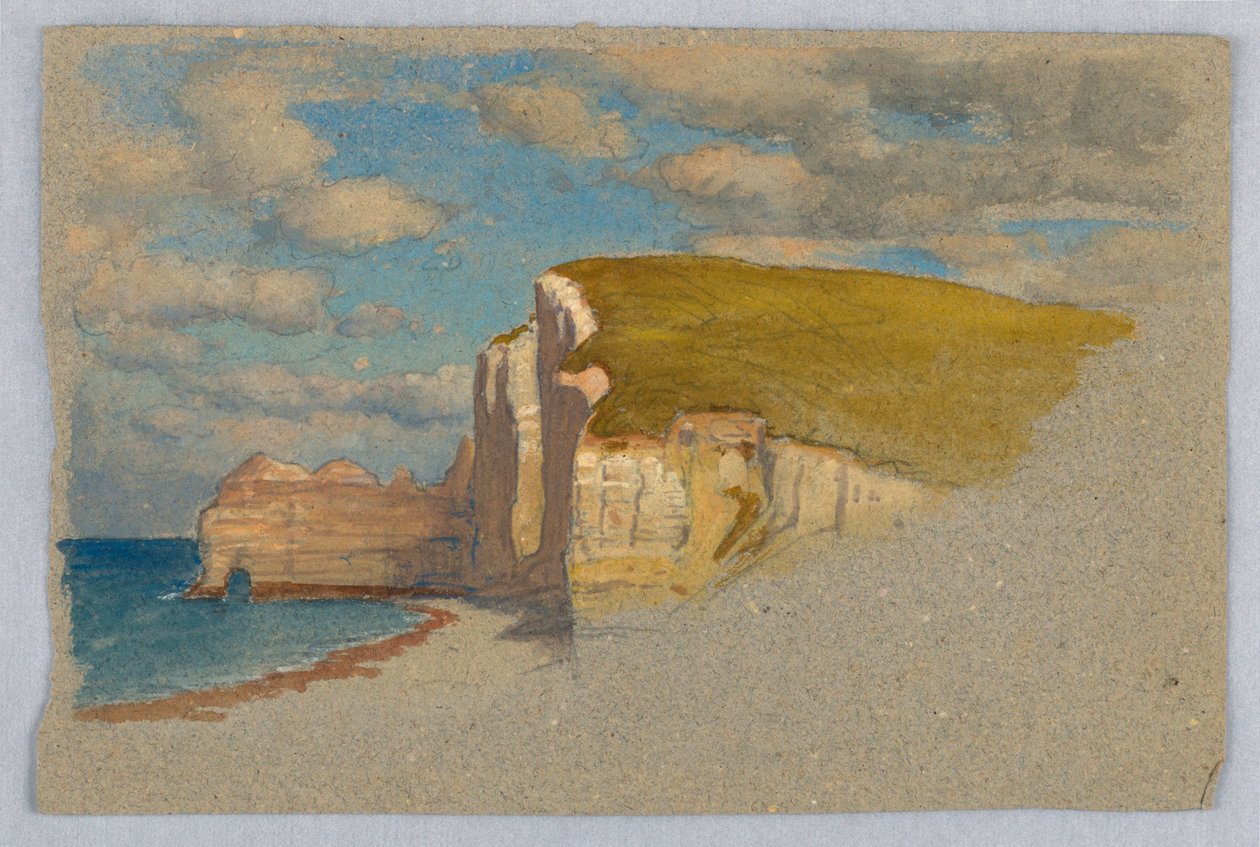 Scogliere a Étretat da Samuel Colman