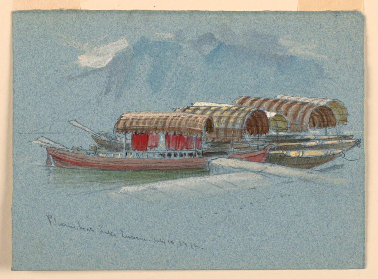 Barche da Piacere, Lago di Lucerna da Samuel Colman
