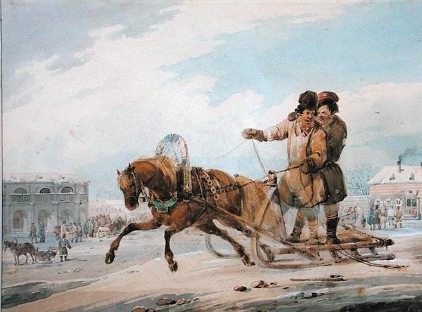 Slitta russa da Samuel Colman