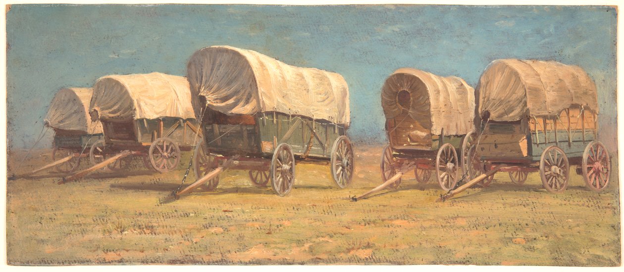 Studio di carri coperti da Samuel Colman