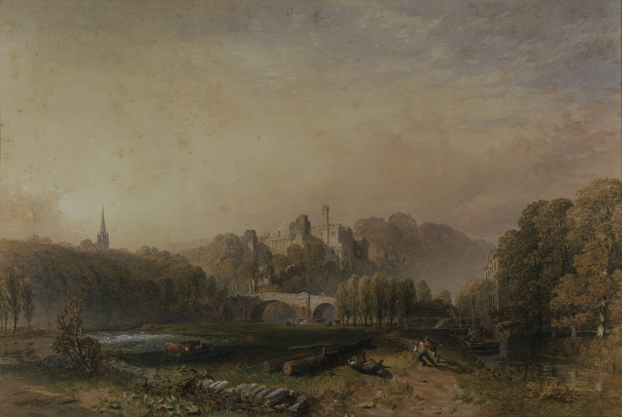 Veduta del Castello di Lismore durante le modifiche del 6° duca di Devonshire da Samuel Cook