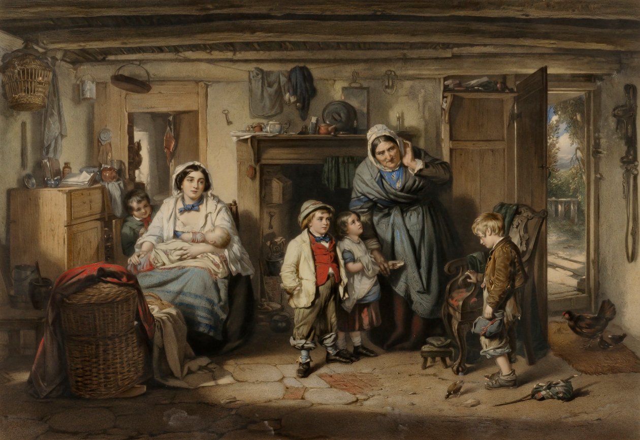 Bambino senza maglie da Samuel Cousins