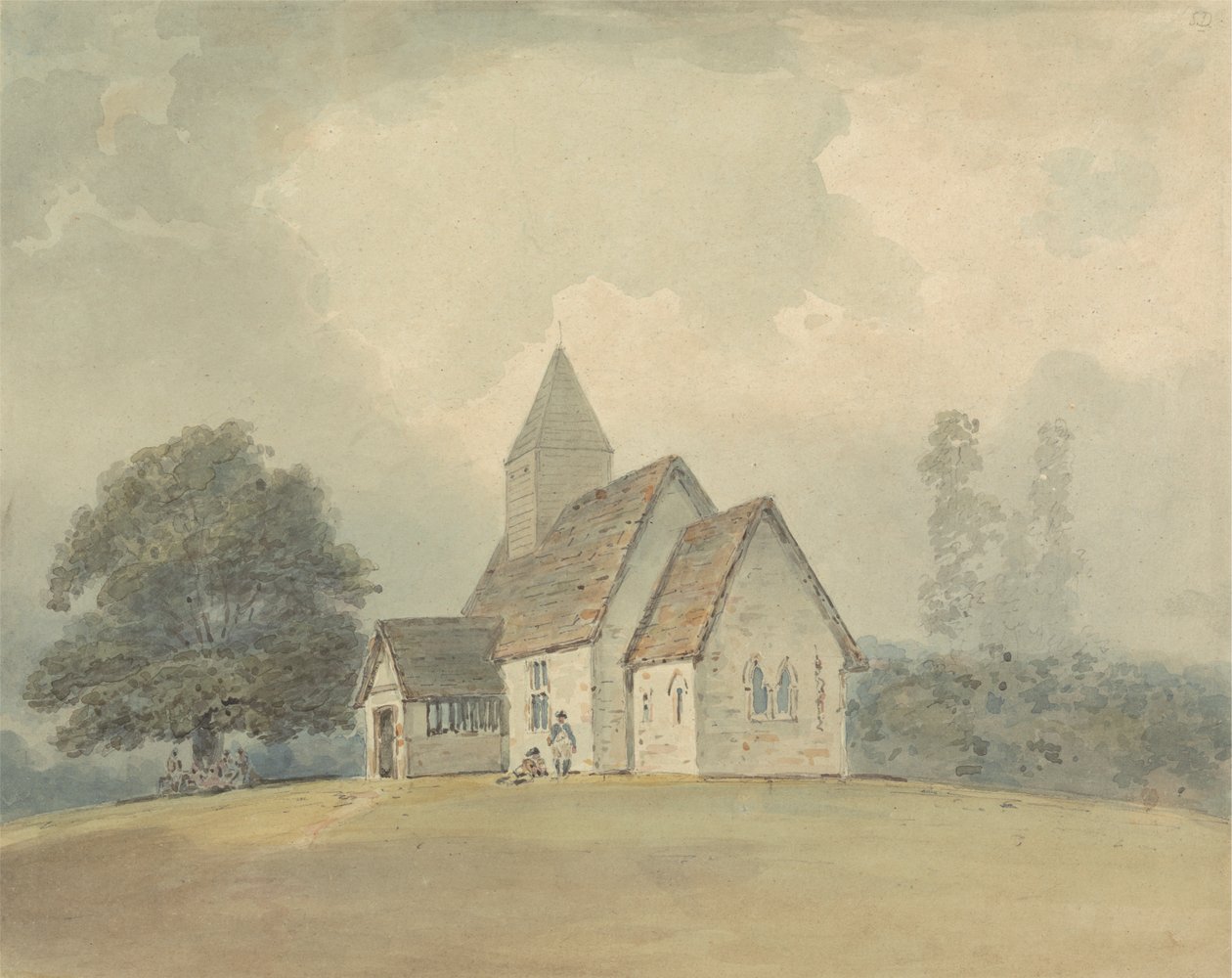Chiesa con Campanile in Legno (una delle tre versioni) da Samuel Davis