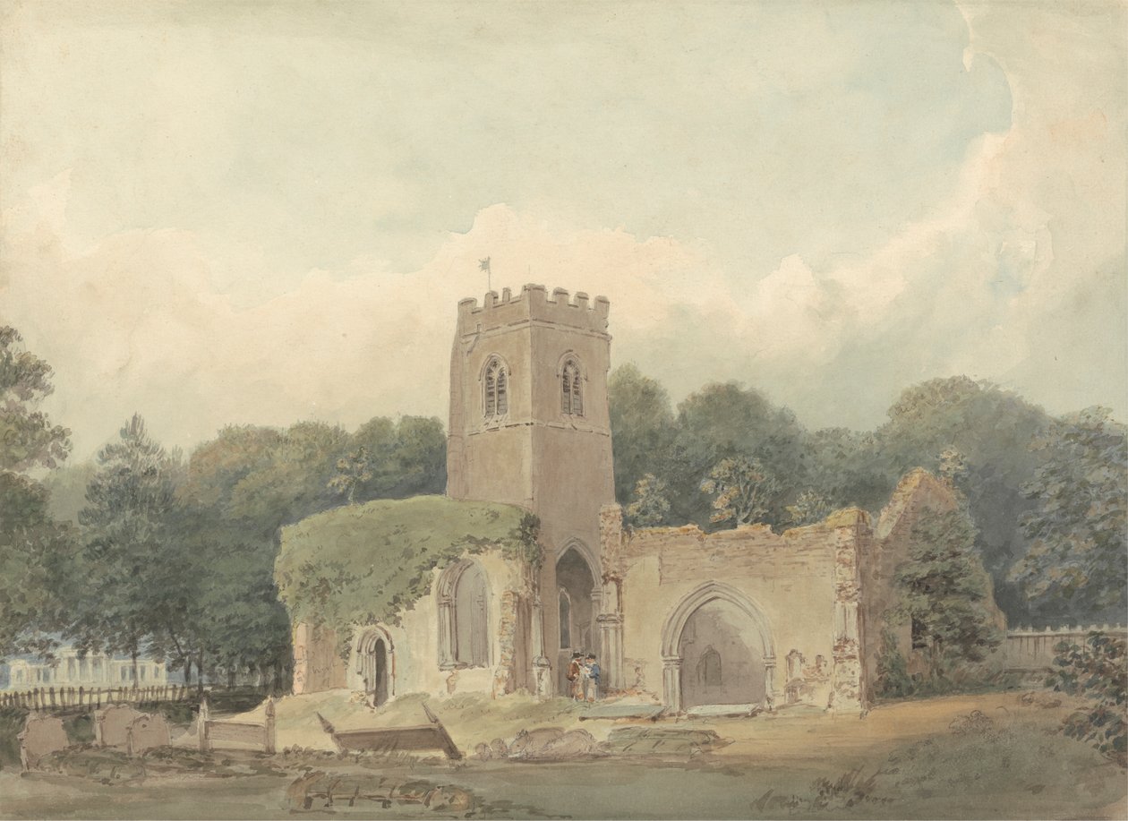 Vecchia Chiesa di San Lorenzo, Ayot St. Lawrence, Hertfordshire da Samuel Davis