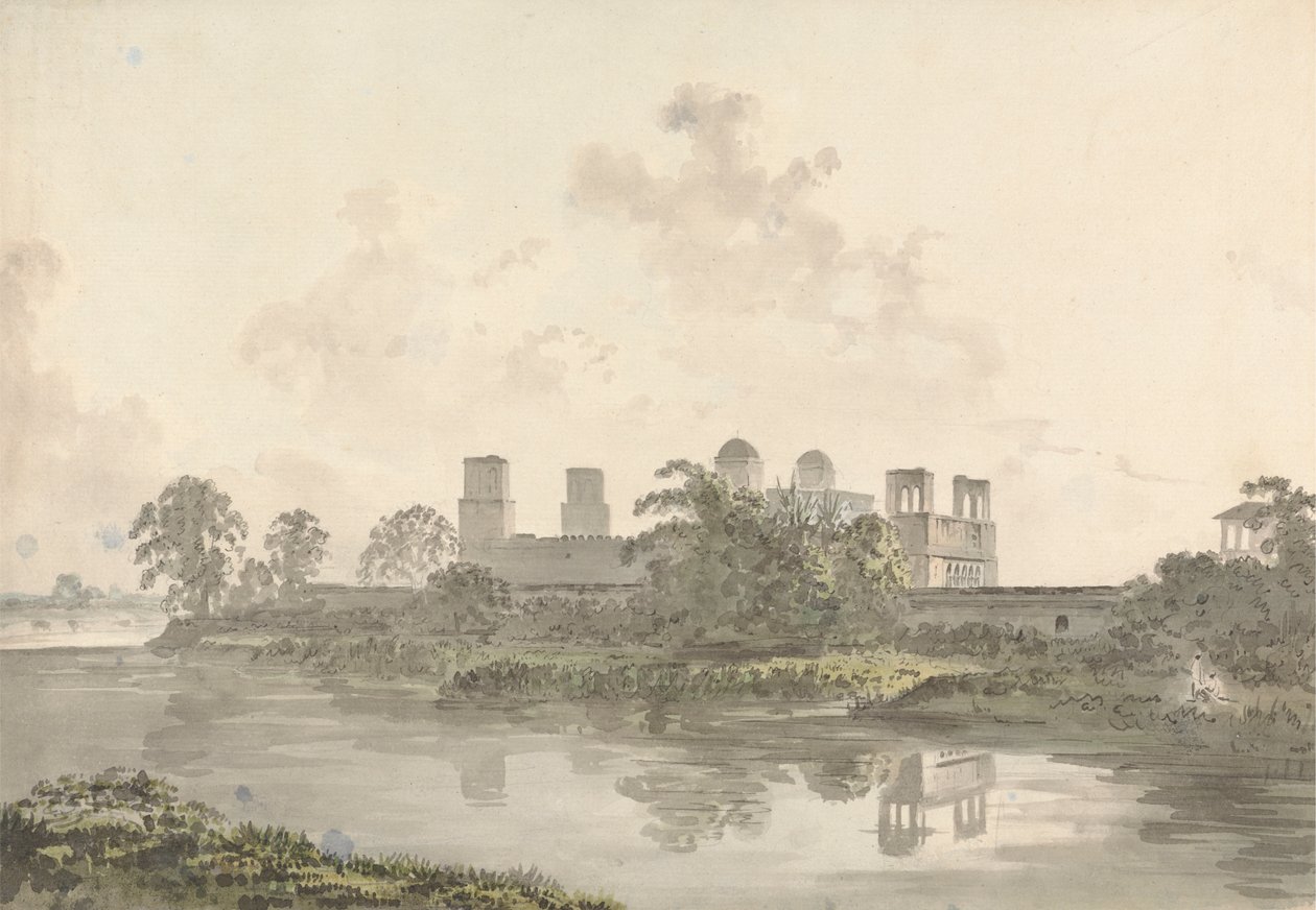 Vista di un forte da Samuel Davis