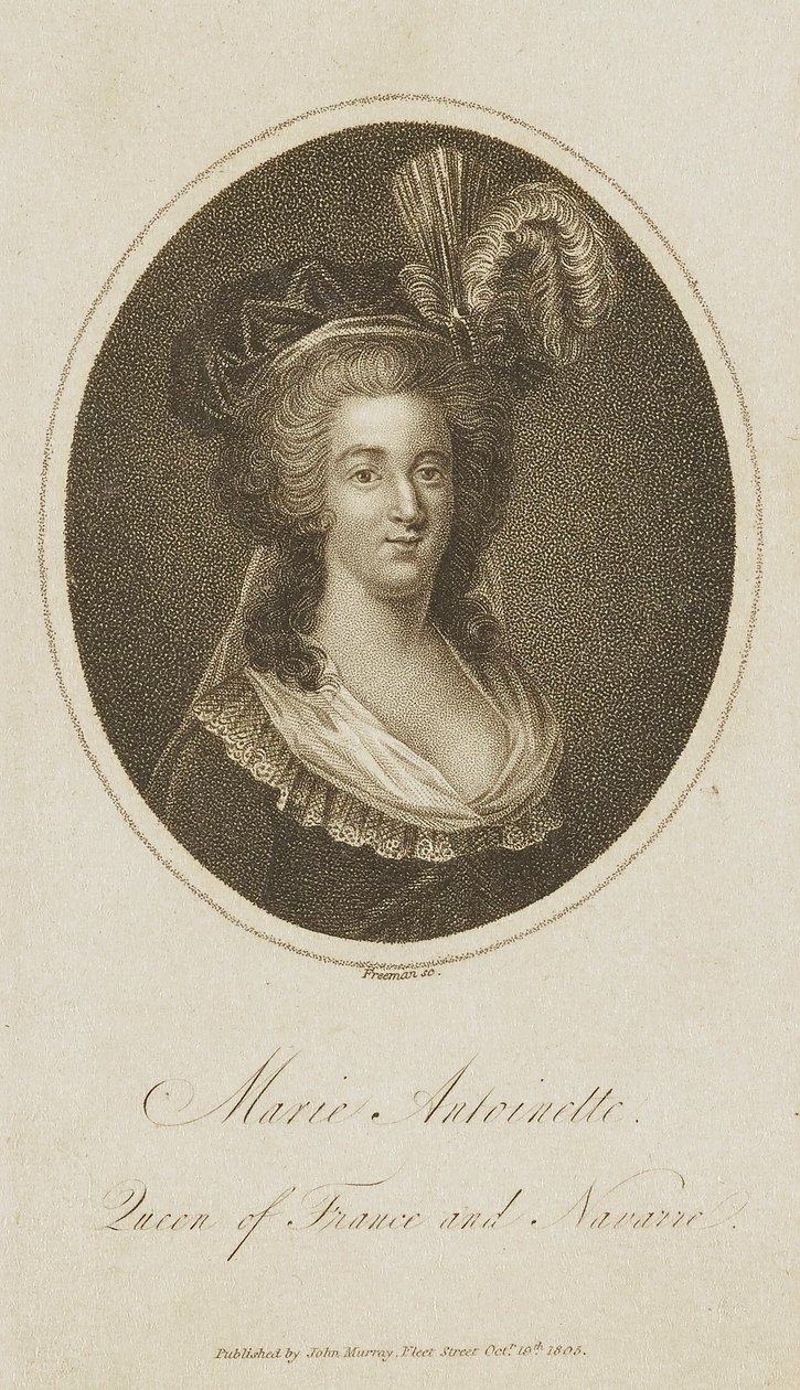 Maria Antonietta, regina di Francia e Navarra da Samuel Freeman