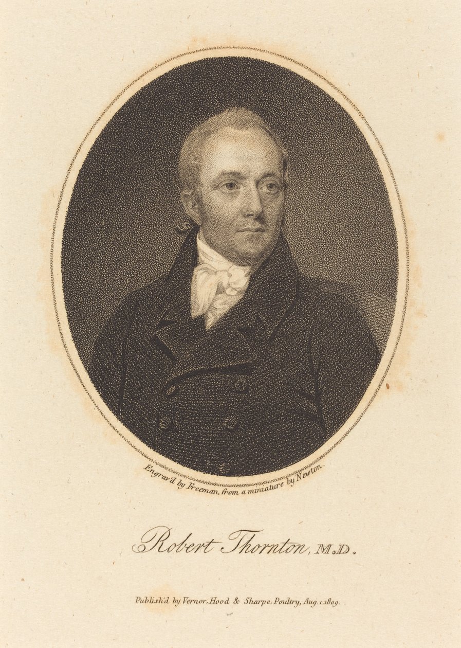 Robert Thornton, M.D. da Samuel Freeman after William John Newton