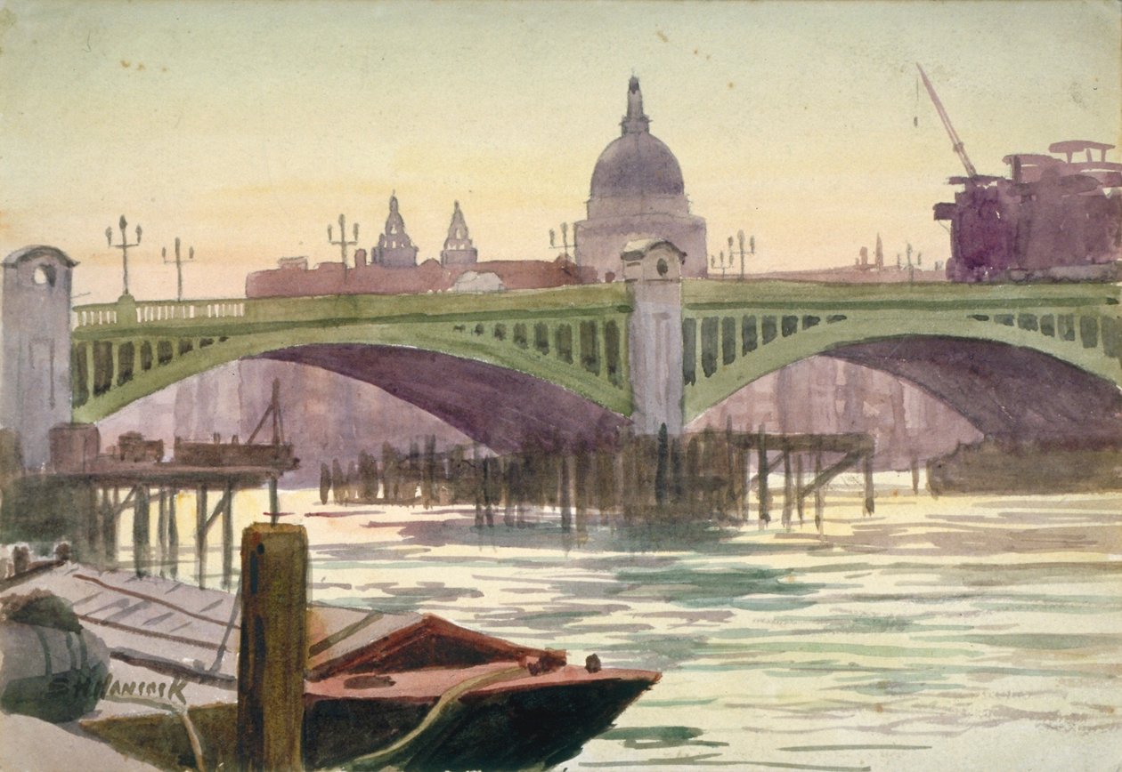 Ponte di Southwark, Londra, 1930 da Samuel Harry Hancock