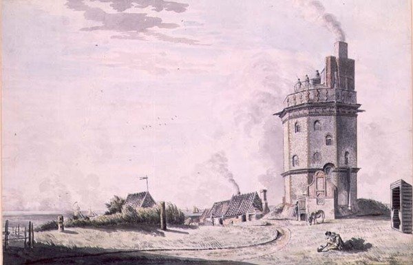 Il faro di North Foreland da Samuel Hieronymous Grimm