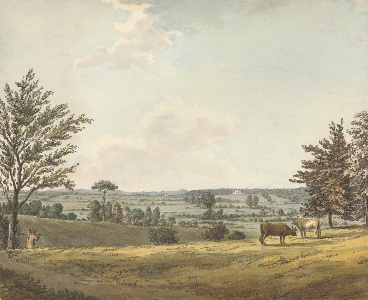 Englefield House, Berkshire da Samuel Hieronymus Grimm