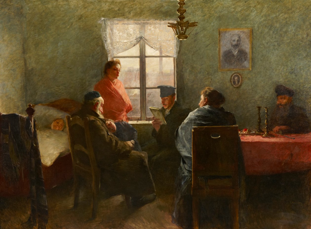 Riposo del sabato da Samuel Hirszenberg
