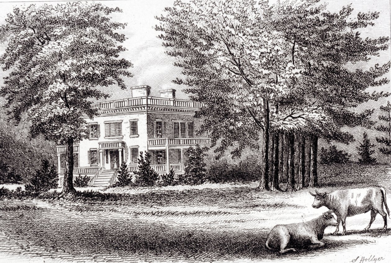 Hamilton Grange, da Old New York, Volume I, 1802 da Samuel Hollyer