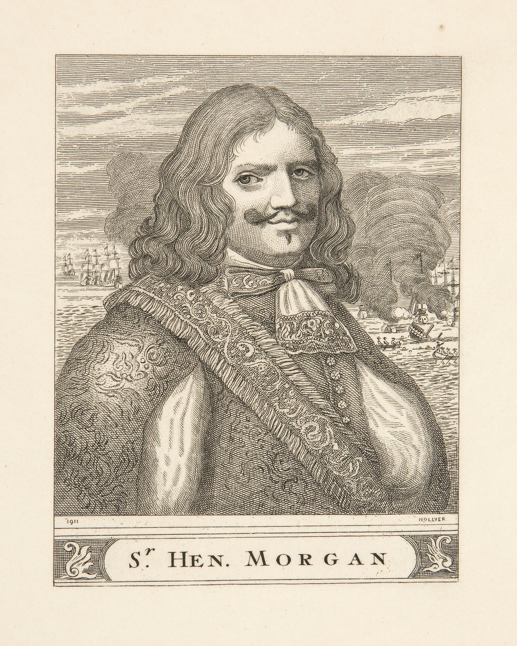 Sir Henry Morgan, pub. 1911 da Samuel Hollyer