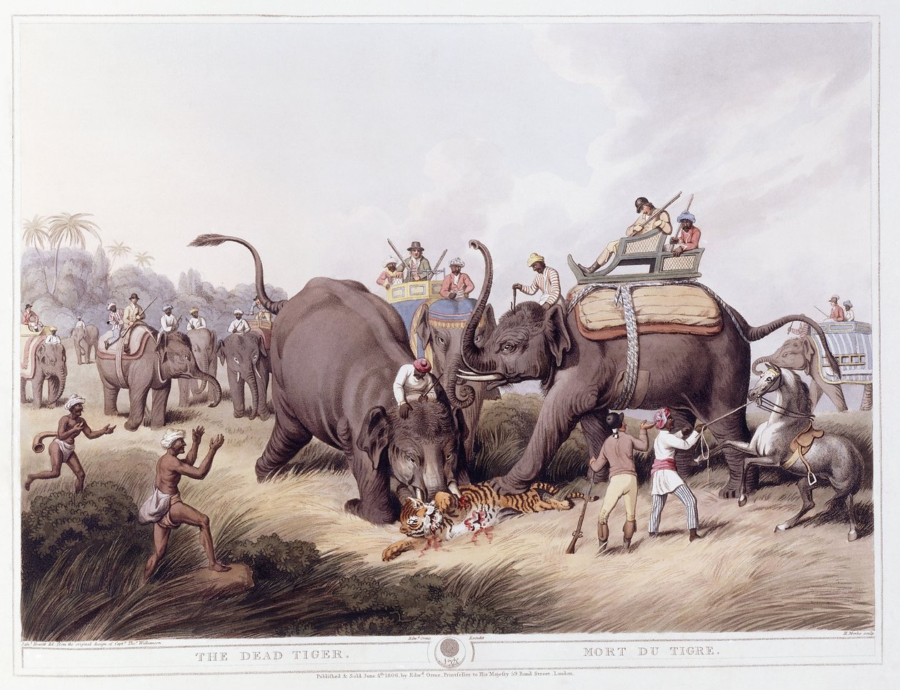 La morte della tigre da Samuel Howitt