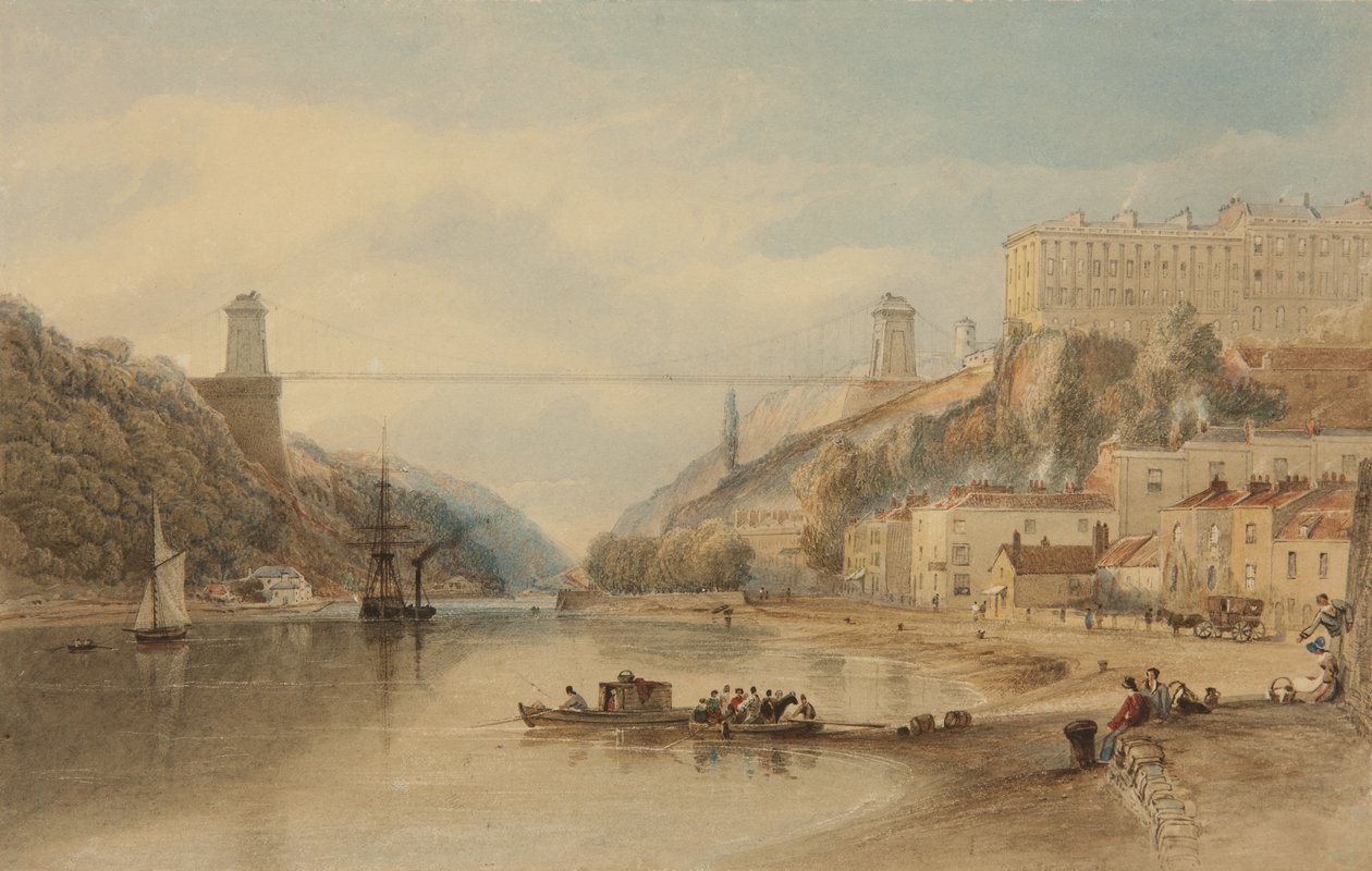 Il Ponte Sospeso Proposto da Rownham Ferry da Samuel Jackson