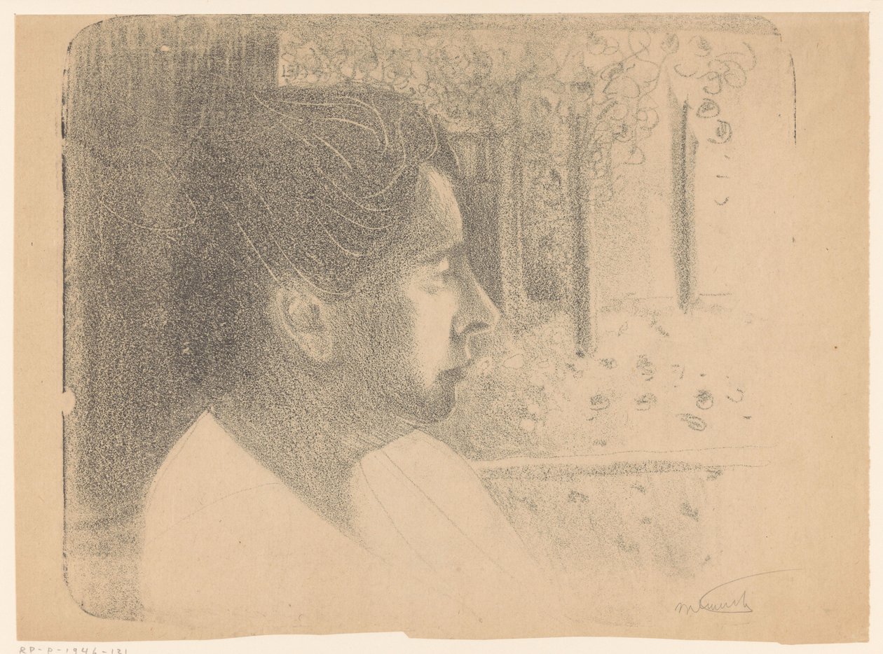 Betsie alla finestra da Samuel Jessurun de Mesquita (signed by artist)