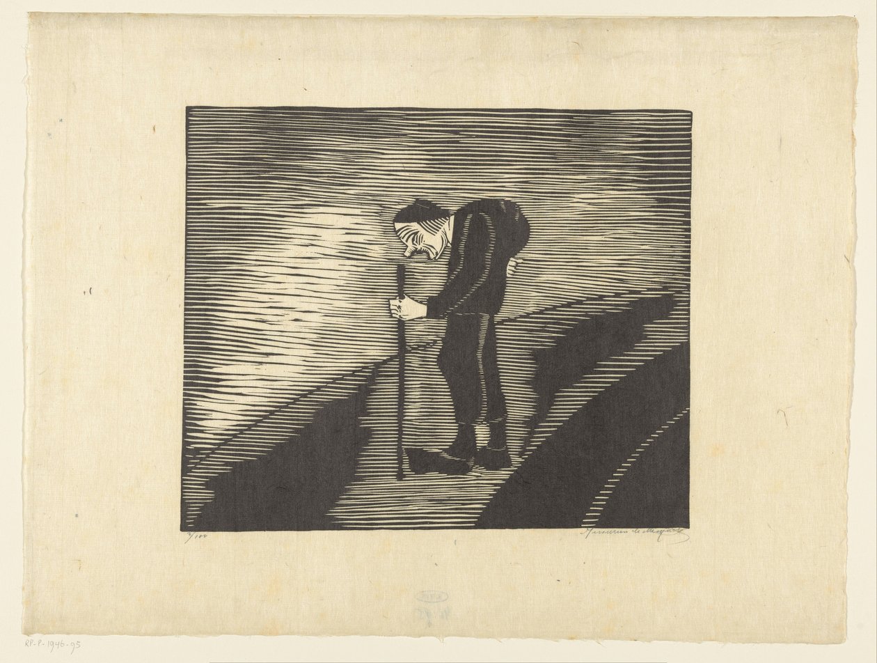 Figura con gobba da Samuel Jessurun de Mesquita (signed by artist)
