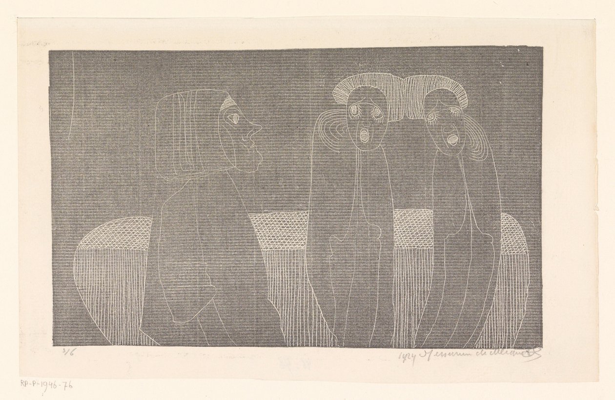 Gemelli siamesi da Samuel Jessurun de Mesquita (signed by artist)