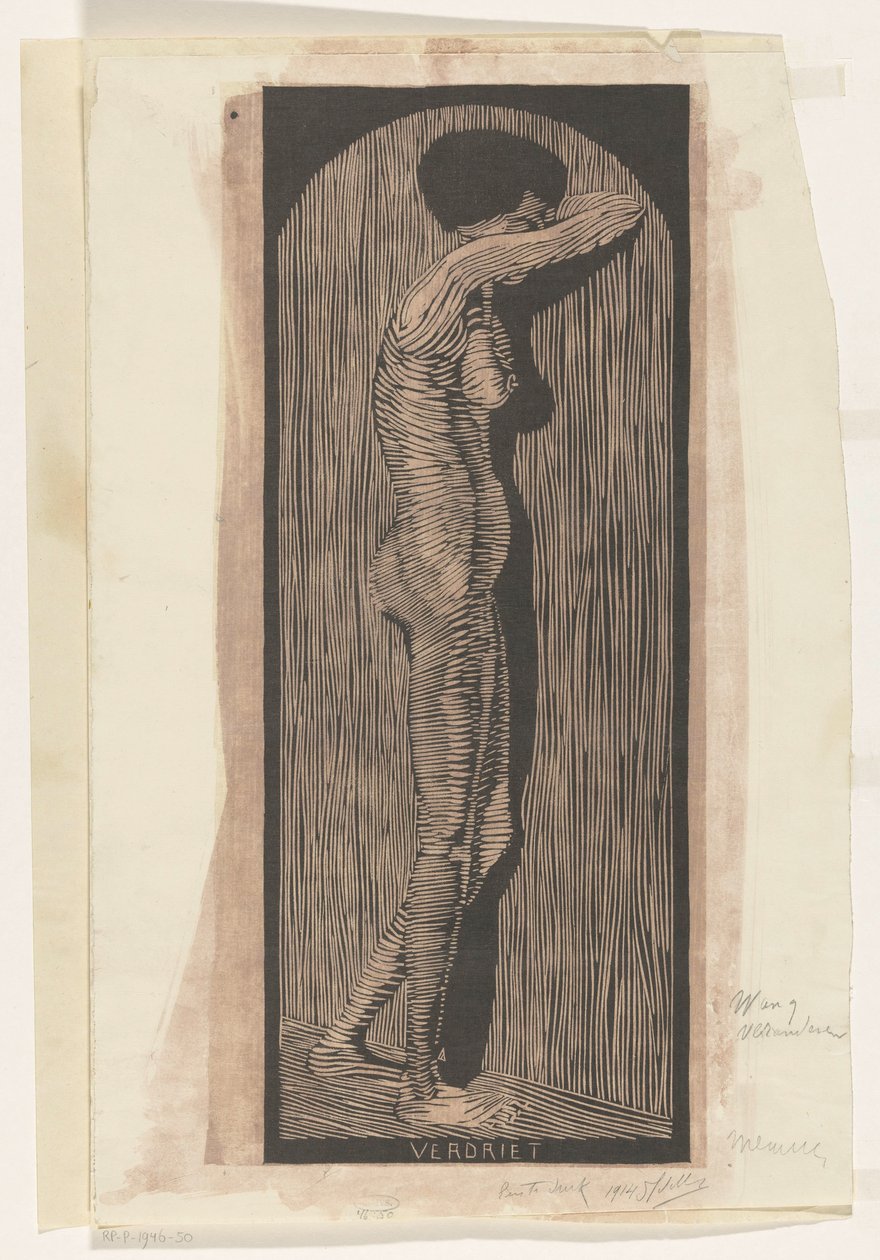 Tristezza da Samuel Jessurun de Mesquita (signed by artist)