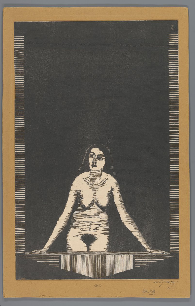 Nudo femminile alla finestra da Samuel Jessurun de Mesquita (signed by artist)