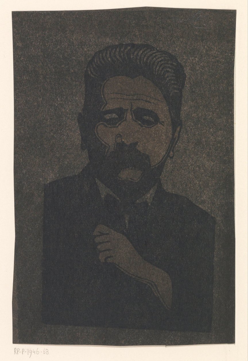 Autoritratto (con ombra) da Samuel Jessurun de Mesquita (signed by artist)