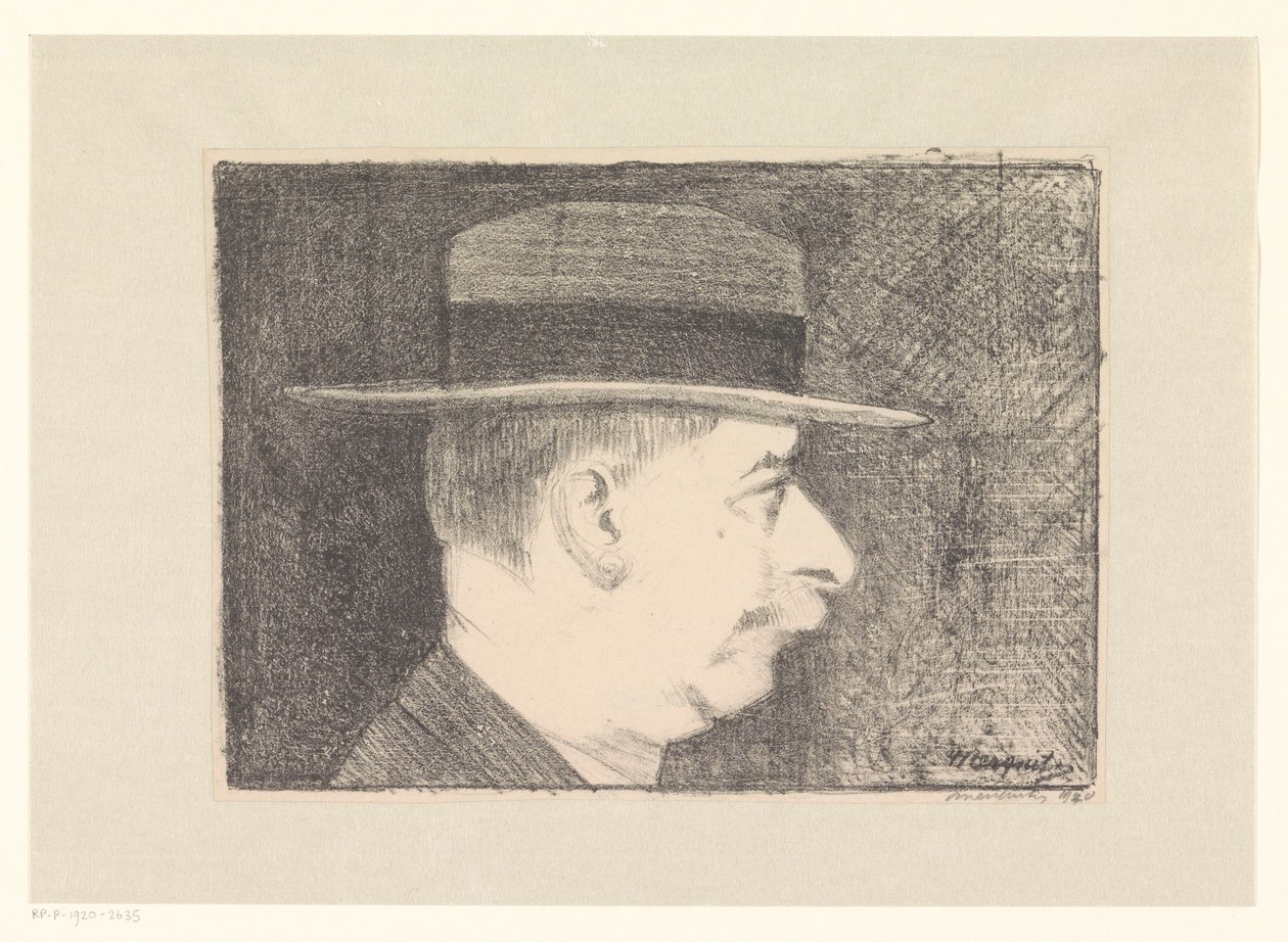 Autoritratto da Samuel Jessurun de Mesquita (signed by artist)