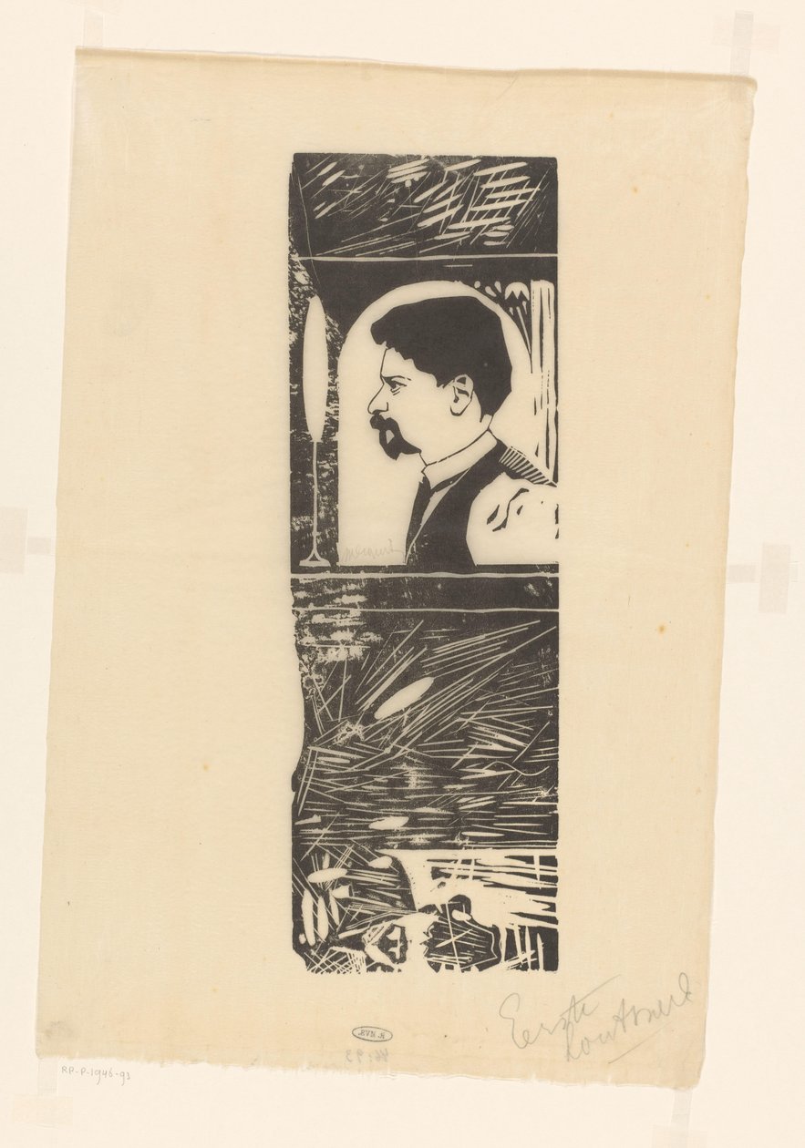 Autoritratto da Samuel Jessurun de Mesquita (signed by artist)