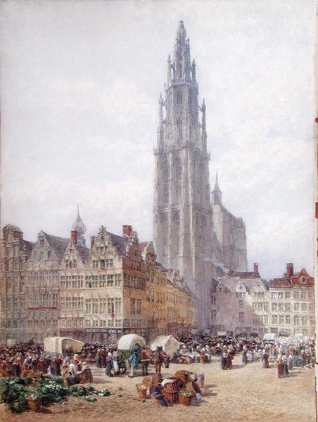 Grande Place, Anversa da Samuel John Hodson