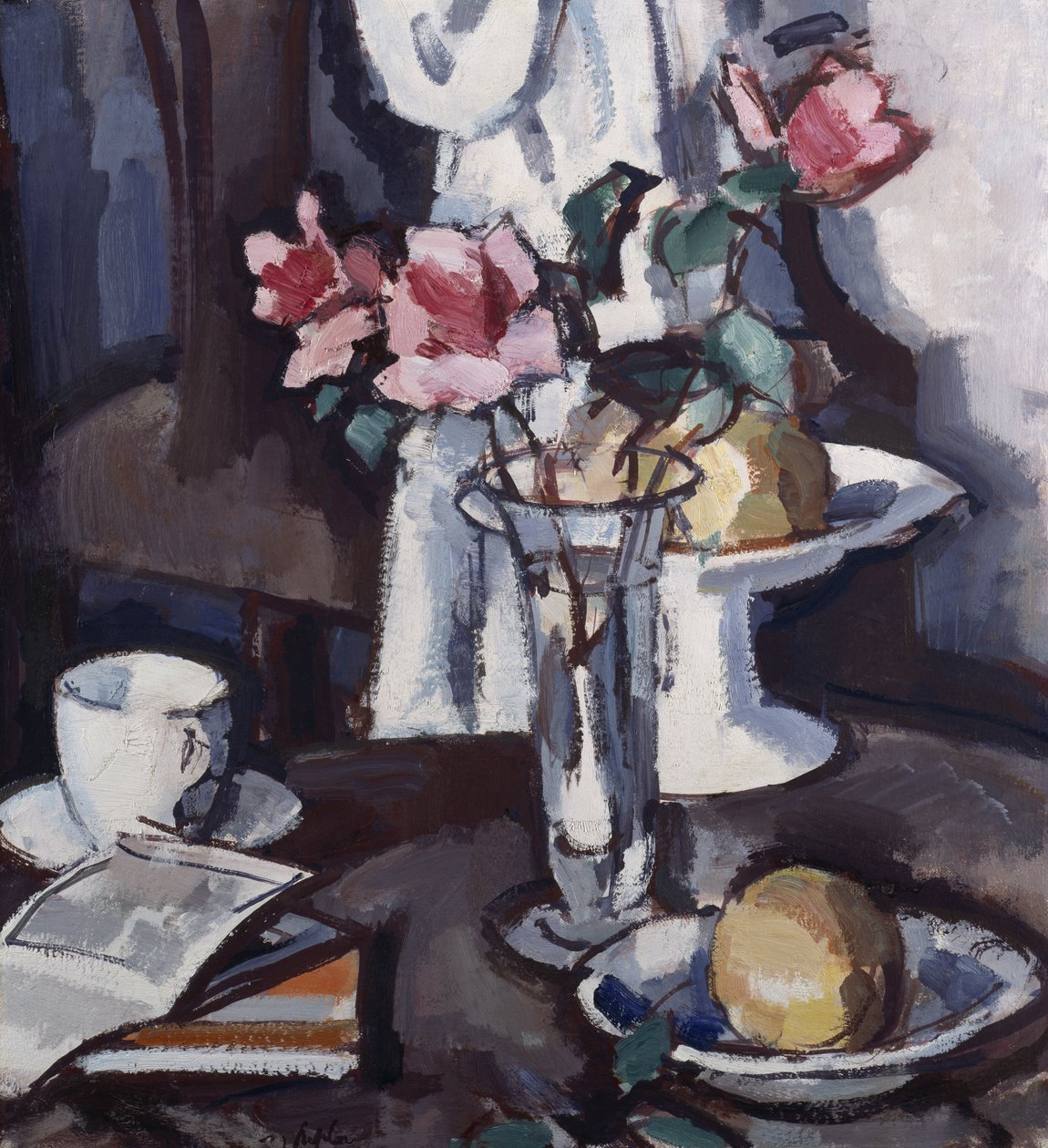 Natura morta con rose rosse, c.1931 da Samuel John Peploe