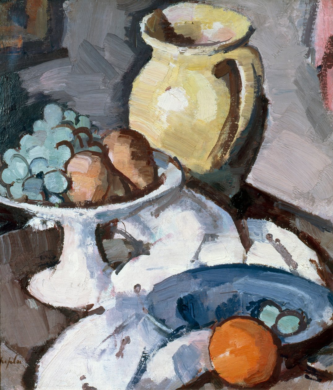 La brocca gialla da Samuel John Peploe