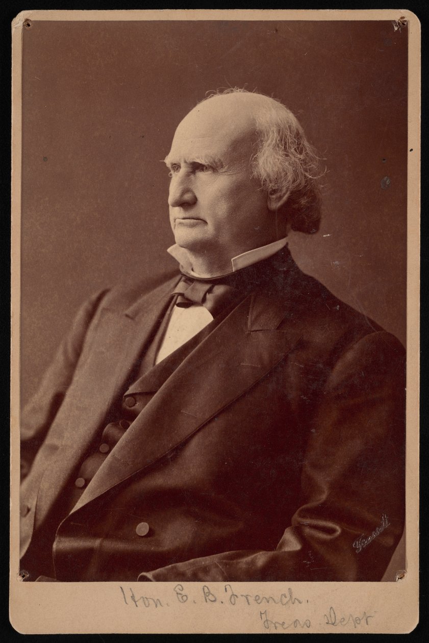 Ritratto di Ezra Bartlett French 1810-1880, 1870s da Samuel Montague Fassett
