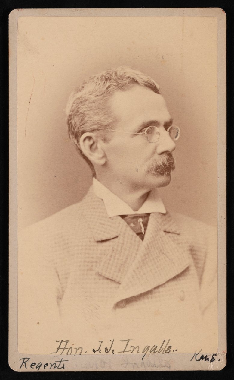 Ritratto di John James Ingalls da Samuel Montague Fassett
