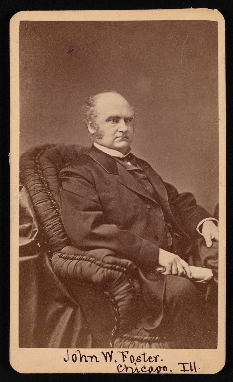 Ritratto di John Wells Foster, 1815-1873, tra il 1872 e il 1873 da Samuel Montague Fassett