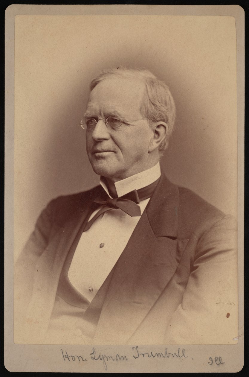 Ritratto di Lyman Trumbull 1813-1896, 1877 da Samuel Montague Fassett