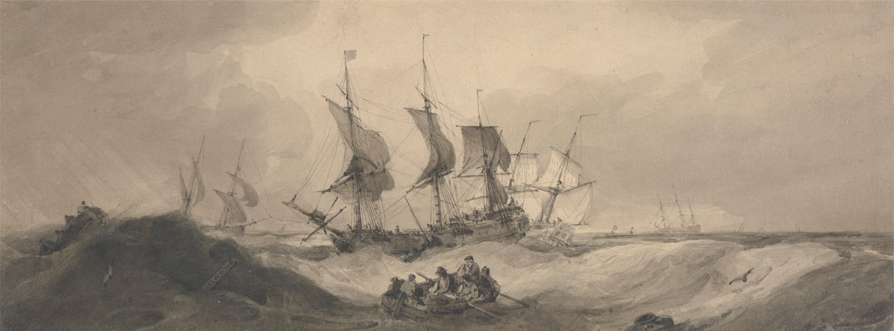 Navigazione in un Giorno di Tempesta da Samuel Owen