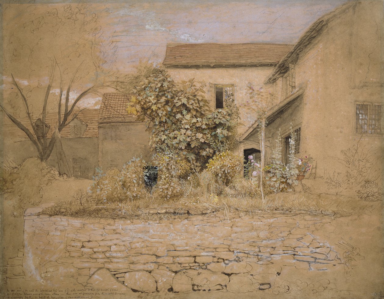 Una casa e un giardino a Tintern da Samuel Palmer