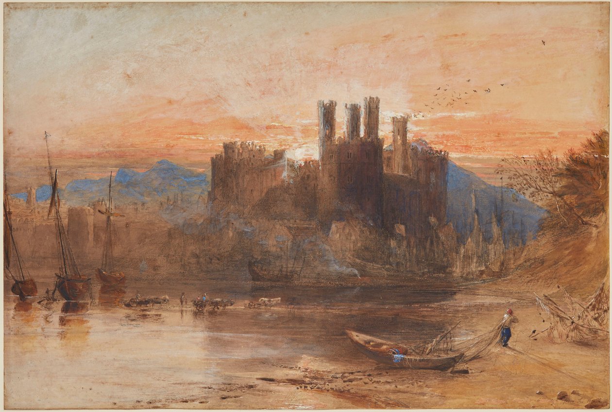 Castello di Caernarvon, Galles del Nord da Samuel Palmer