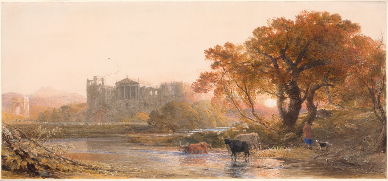 Sera in Italia—la Villa Deserta da Samuel Palmer