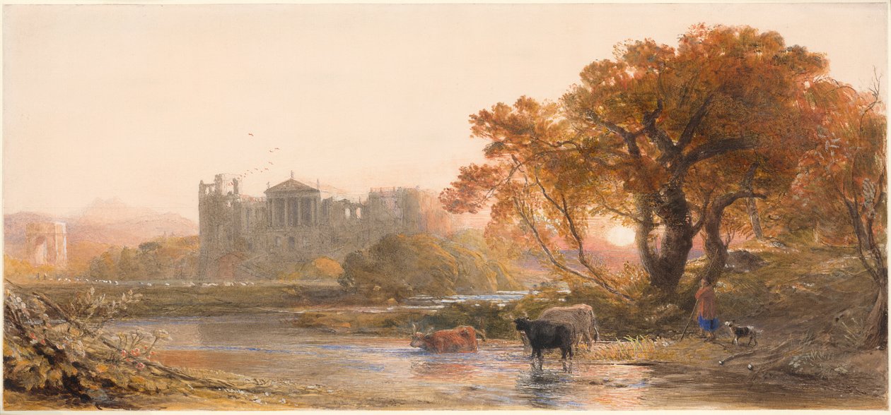 Sera in Italia—la Villa Deserta da Samuel Palmer