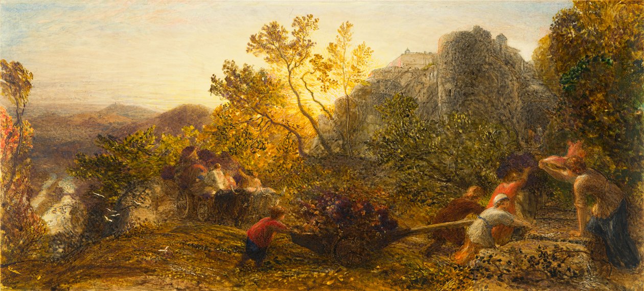 Raccolto nel Vigneto, 1859 da Samuel Palmer