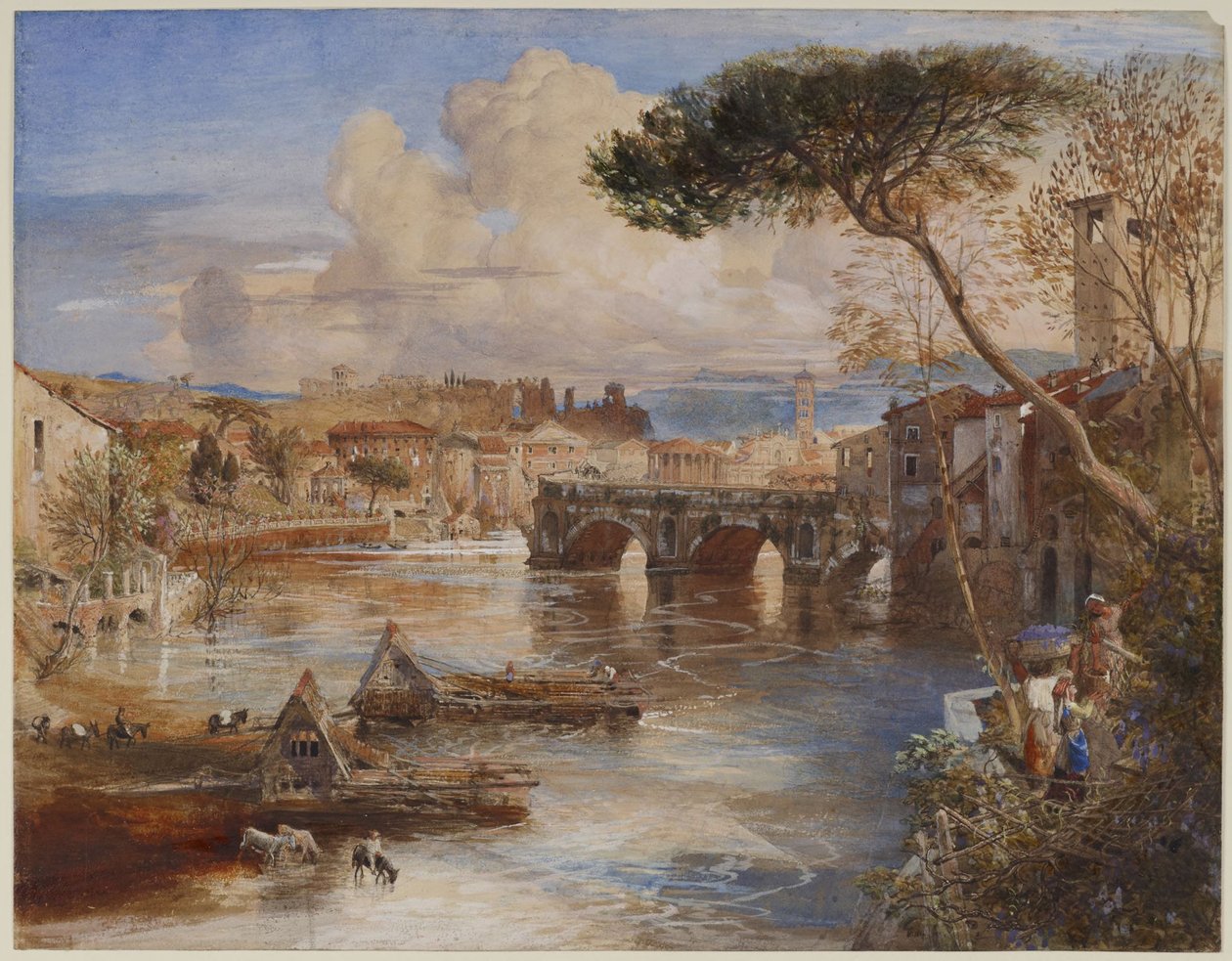Il Ponte Rotto, Roma da Samuel Palmer