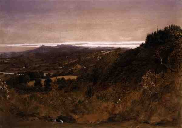 Vicino a Underriver, Sevenoaks, Kent da Samuel Palmer