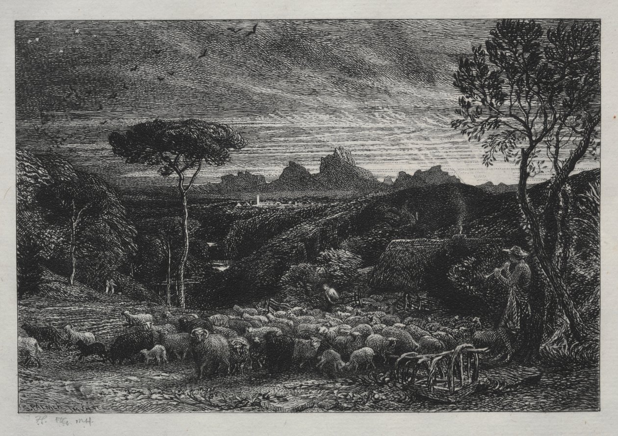 Aprire il recinto da Samuel Palmer