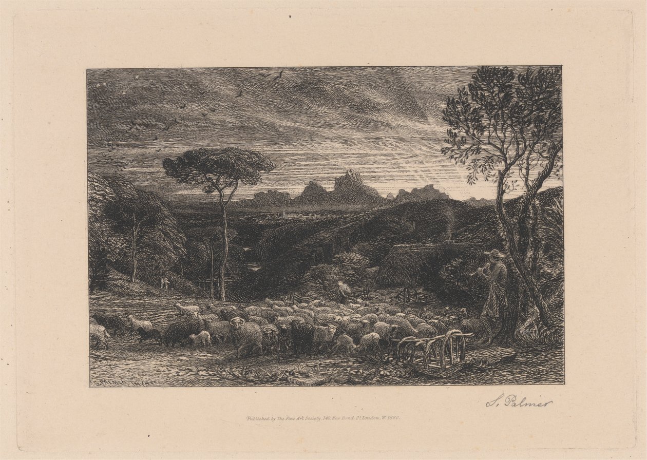 Aprire il recinto da Samuel Palmer